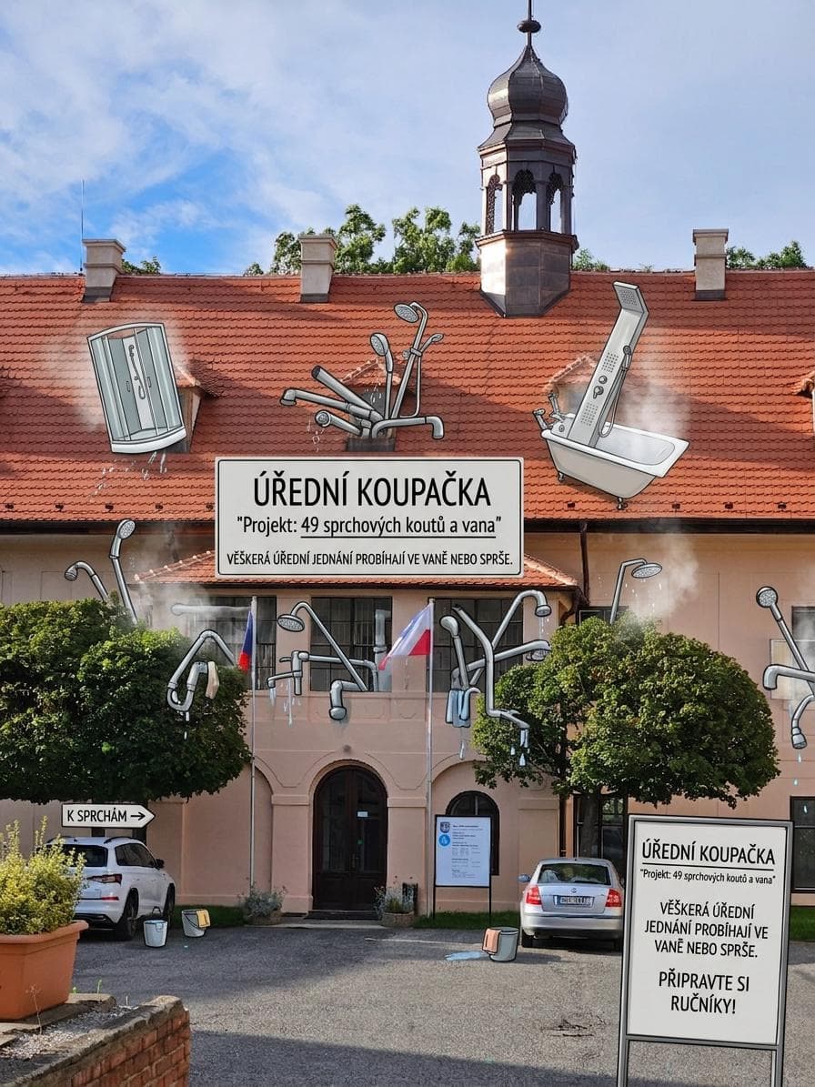 Sprchy na zámečku